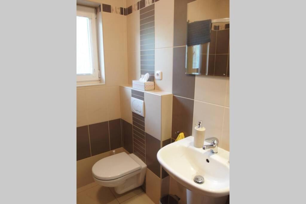 Prijemny Apartman Krovi V Rodinnem Domku Se Sdilenym Bazenem, Terasou A Zahradou Buitenkant foto